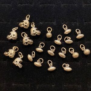 Twenty Silver Sports Charms